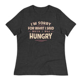 What I Said When I Was Hungry Women's Signature Tee
