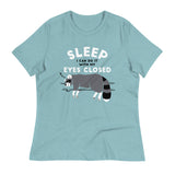 Sleep I Can Do It With My Eyes Closed Women's Signature Tee
