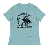 Beware Of Greeks Bearing Gifts Women's Signature Tee