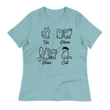 Un Deux Trois Cat Women's Signature Tee