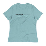 Inconceivable Definition Women's Signature Tee