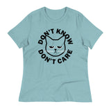 Don't Know Don't Care Women's Signature Tee