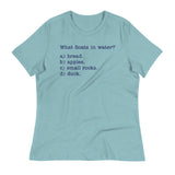 What Floats In Water? Women's Signature Tee