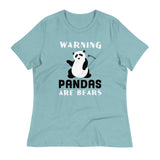 Warning, Pandas Are Bears Women's Signature Tee