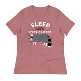 Sleep I Can Do It With My Eyes Closed Women's Signature Tee