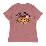 I Won't Hesitate, Beach Women's Signature Tee