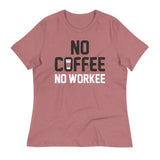 No Coffee No Workee Women's Signature Tee