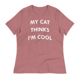 My Cat Thinks I'm Cool Women's Signature Tee