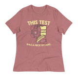 This Test Was A Piece Of Cake Women's Signature Tee