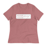 Synonym Definition Women's Signature Tee