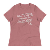 What I If Told You Women's Signature Tee