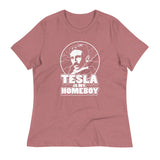 Tesla Is My Homeboy Women's Signature Tee