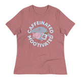 Caffeinated & Moo'tivated Women's Signature Tee