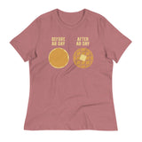 Before Ab Day After Ab Day Women's Signature Tee