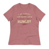 What I Said When I Was Hungry Women's Signature Tee