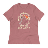I May Forgive You But My Cat Won't Women's Signature Tee