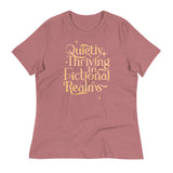 Quietly Thriving In Fictional Realms Women's Signature Tee