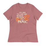 I'd Like To Use My Bonus Action To Panic Women's Signature Tee