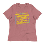 Everything's Under Control Situation Normal Women's Signature Tee