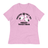 Trying To Get My Sheep Together Women's Signature Tee