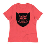 With Great Beard Comes Great Responsibility Women's Signature Tee