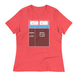 Where I Sleep, Where My Dog Sleeps Women's Signature Tee