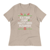 Eating Junk And Watching Rubbish Women's Signature Tee