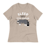 Sleep I Can Do It With My Eyes Closed Women's Signature Tee