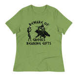 Beware Of Greeks Bearing Gifts Women's Signature Tee