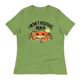I Won't Hesitate, Beach Women's Signature Tee