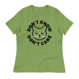 Don't Know Don't Care Women's Signature Tee