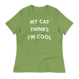 My Cat Thinks I'm Cool Women's Signature Tee