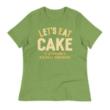 Let's Eat Cake Women's Signature Tee