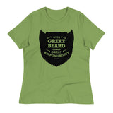 With Great Beard Comes Great Responsibility Women's Signature Tee