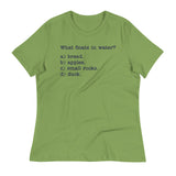 What Floats In Water? Women's Signature Tee