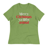 Merry Christmas Ya Filthy Animal Women's Signature Tee