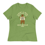 There's A Bear Behind You, 100% Behind You Women's Signature Tee