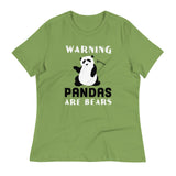 Warning, Pandas Are Bears Women's Signature Tee
