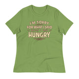 What I Said When I Was Hungry Women's Signature Tee