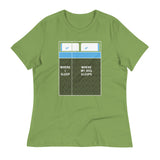 Where I Sleep, Where My Dog Sleeps Women's Signature Tee