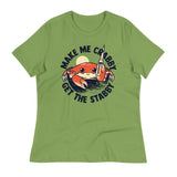 Make Me Crabby Get The Stabby Women's Signature Tee