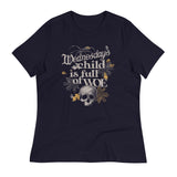 Wednesday's Child Is Full Of Woe Women's Signature Tee