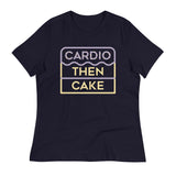 Cardio Then Cake Women's Signature Tee
