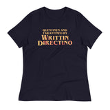 Writtin Directino Women's Signature Tee