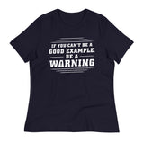 Be A Warning Women's Signature Tee