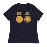 Before Ab Day After Ab Day Women's Signature Tee