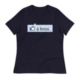 Like A Boss Thumbs Up Women's Signature Tee