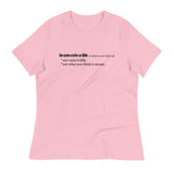 Inconceivable Definition Women's Signature Tee