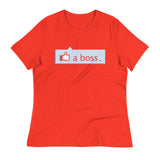 Like A Boss Thumbs Up Women's Signature Tee