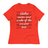 Skilled Reader And Scribe Of The Ancient Text Women's Signature Tee